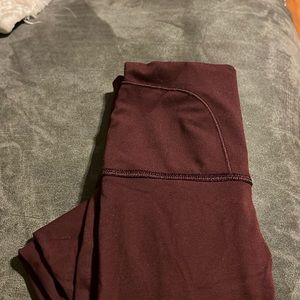 Plum Lululemon align leggings